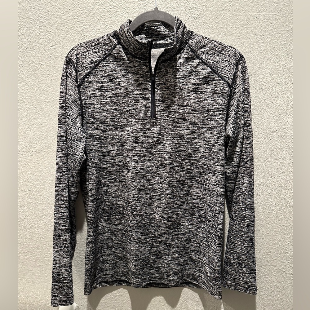 Zip Neck Athletic long sleeve Shirt